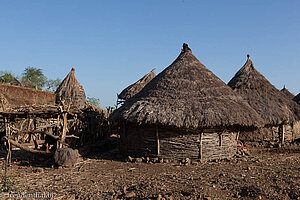 Rundhütten der Volksgruppe Konso