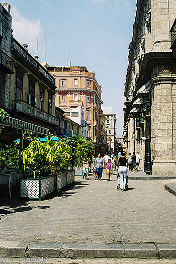 in der Altstadt von Havanna, viele Jahre früher