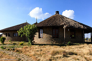 Bungalows der Simien Lodge im Nationalpark