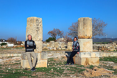 Säulen bei Palaipafos.