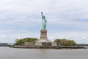 Abschied von Liberty Island mit der Freiheitsstatue