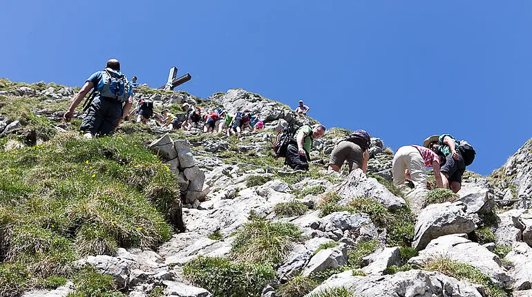 Allgemeines Kraxeln am Aggenstein