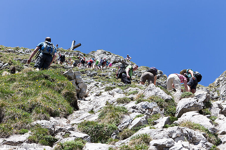 Allgemeines Kraxeln am Aggenstein