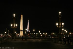 Place de la Concorde bei Nacht