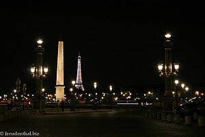 Place de la Concorde bei Nacht