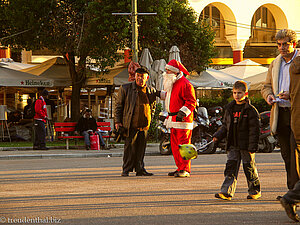 Weihnachtsmann als Fotomotiv