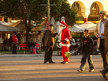 Weihnachtsmann als Fotomotiv