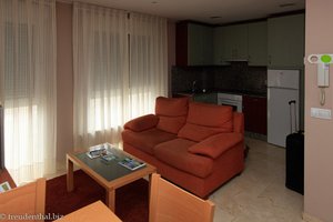 Hotel Ciudad de Lugo - Blick Wohnzimmer und Küche