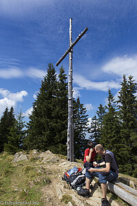 Gipfelkreuz beim Edelsberg im Allgäu
