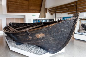 Fischerboot im Lerwick-Museum auf den Shetlandinseln