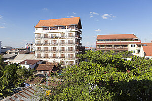 Blick aus dem Vayakorn-Inn über Vientiane