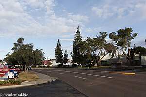 Scottsdale - Straße beim Four Points by Sheraton Hotel