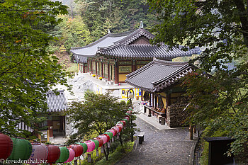 Sajaam Tempel im Wald des Odaesan Nationalpark