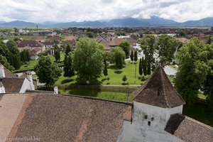 Aussicht aus dem Kirchturm von Honigberg
