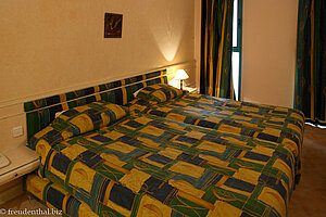 unser Zimmer im Hotel Tghat