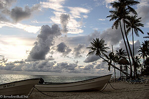 Abendstimmung beim Karibikstrand bei Punta Cana