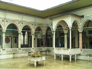 Im Topkapi-Palast von Istanbul
