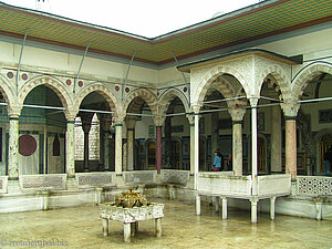 Im Topkapi-Palast von Istanbul