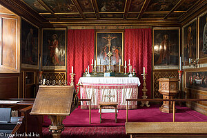 die Kapelle mit der spukenden Grauen Dame von Glamis Castle