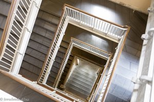 Treppenhaus im Museum auf Ellis Island