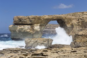 Es ist stürmisch beim Azure Window auf Gozo