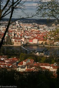 Blick vom Laurenziberg auf die Prager Altstadt