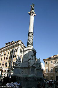 Säule auf dem Spanischen Platz