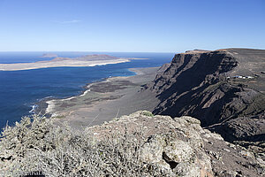 Blick zum Mirador del Río