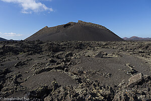 Der schöne Krater der Caldera de los Cuervos