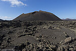 Schwarze Erde bei der Caldera de los Cuervos