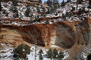 Schnee am Hog Canyon