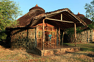 Unser Tukul in der Paradise Lodge in Arba Minch.