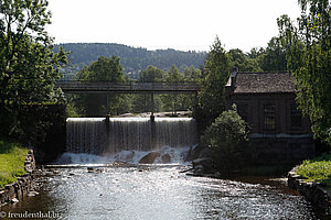 und wieder ein Stauwehr an der nur 8 km langen Akerselva