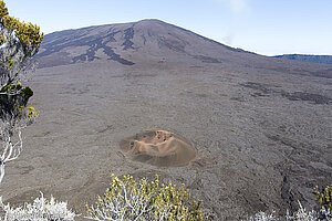 Blick auf den Piton de la Fournaise