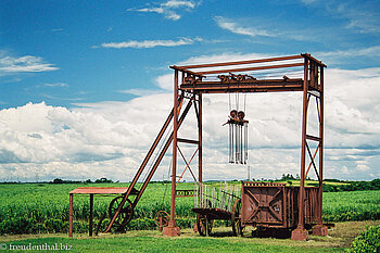 Zuckerrohrverladestation
