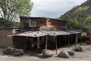 Ladengeschäft in den Bergen von Kolumbien.