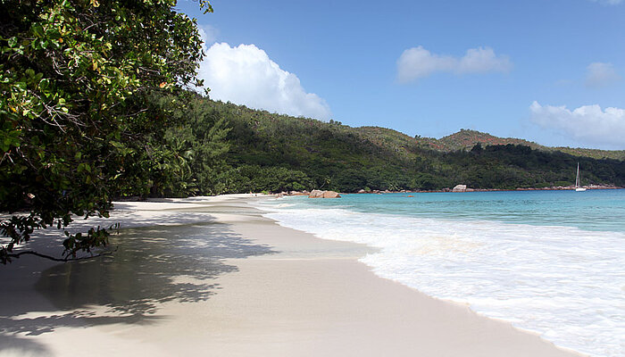 Traumstrand an der Anse Lazio