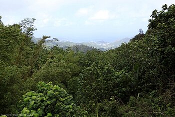 Grenada, Blick vom Inland auf den Grand Anse