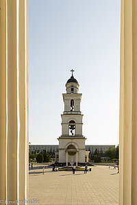 der Glockenturm auf dem Kathedralenplatz