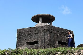 Ausgedienter Bunker am Hải Vân zwischen Nord- und Südvietnam
