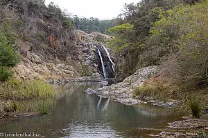 die Mantenga Falls beim Cultural Village in Swasiland