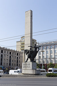 Denkmal der Befreiung am Platz der Vereinten Nationen von Chisinau