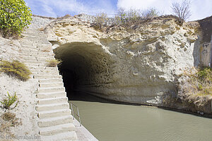 der Tunnel von Malpas am Canal du Midi