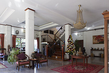 Lobby des Vayakorn-Inn in Vientiane