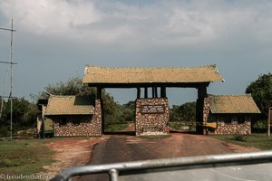 Eingang zum Nationalpark Yala West (Ruhuna)