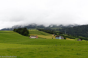 Berge in den Wolken