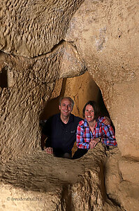 Lars und Anne in den Katakomben von Grab 3