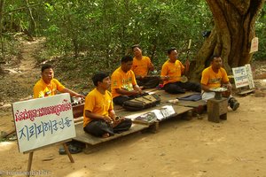 Landminenopfer beim Ta Prohm bei Angkor