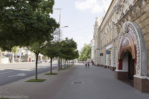 entlang dem Boulevard Stefan cel Mare von Chisinau