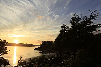 Balkonblick zum Sonnenuntergang - Middle Beach Lodge